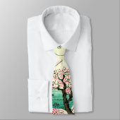 Cherry Blossom en de berg Fuji 1838 Stropdas (Gebonden)