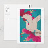Cherry Blossom en Dove Briefkaart (Voorkant / Achterkant)