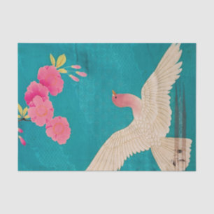 Cherry Blossom en Dove Tissuepapier
