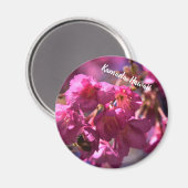 Cherry Blossom en een bij Magneet (Voorkant / Achterkant)