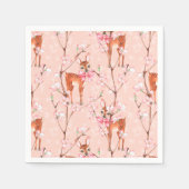 Cherry blossom en flawns/2 servetten (Voorkant)