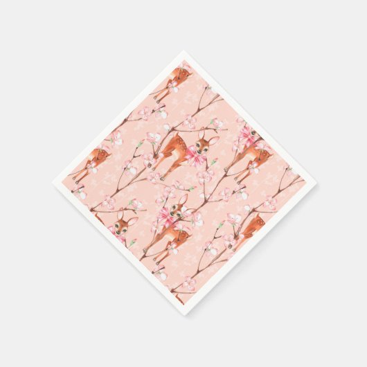 Cherry blossom en flawns/2 servetten (Hoek)