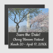 Cherry Blossom en het Washington Monument in DC (Voorkant / Achterkant)