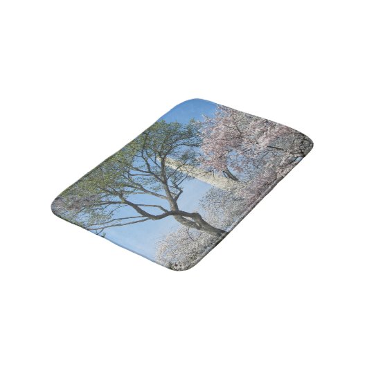 Cherry Blossom en het Washington Monument in DC Badmat (Gekanteld)