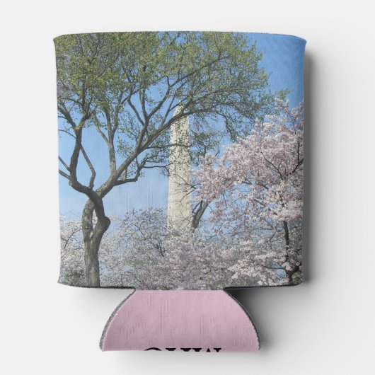 Cherry Blossom en het Washington Monument in DC Blikjeskoeler (Achterkant)