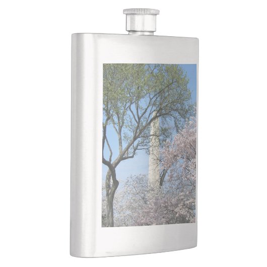 Cherry Blossom en het Washington Monument in DC Flacon (Rechts)