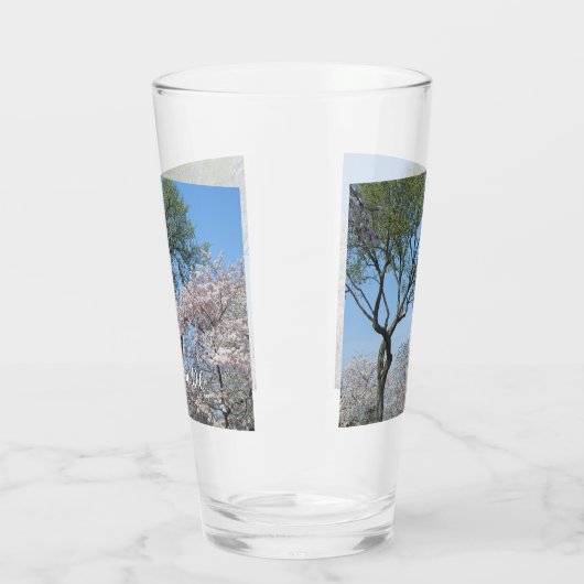 Cherry Blossom en het Washington Monument in DC Glas (Links)