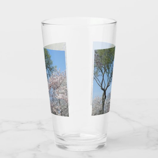 Cherry Blossom en het Washington Monument in DC Glas (Rechts)