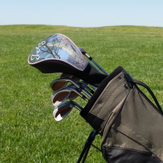 Cherry Blossom en het Washington Monument in DC Golfheadcover (Insitu)