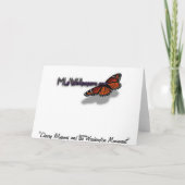 Cherry Blossom en het Washington Monument in DC Kaart (Achterkant)