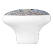 Cherry Blossom en het Washington Monument in DC Keramische Knop (Zijkant)