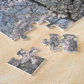 Cherry Blossom en het Washington Monument in DC Legpuzzel (Zijkant)