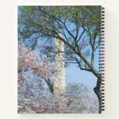 Cherry Blossom en het Washington Monument in DC Notitieboek (Achterkant)