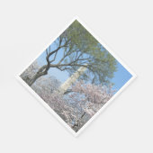 Cherry Blossom en het Washington Monument in DC Servet (Hoek)