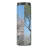 Cherry Blossom en het Washington Monument in DC Thermosbeker (Achterkant)