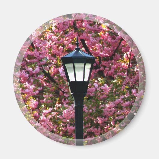 Cherry Blossom en Lamp Magnet Favor (Voorkant)