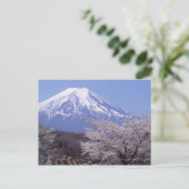 Cherry Blossom en Mt. Fuji Briefkaart (Staand voorkant)