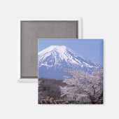 Cherry Blossom en Mt. Fuji Magneet (Voorkant / Achterkant)