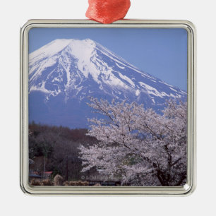 Cherry Blossom en Mt. Fuji Metalen Ornament