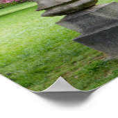 Cherry Blossom en Pagoda Poster Paper (Matte) (Hoek)