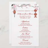 Cherry Blossom en Red Lantern | Menu-Kaarten (Voorkant / Achterkant)