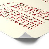 Cherry Blossom en Red Lantern | Zitschaart Poster (Hoek)