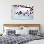 Cherry Blossom en Sky Canvas Afdruk (Insitu (Slaapkamer))