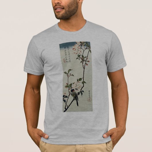 Cherry Blossom en Small Bird T-shirt (Voorkant)