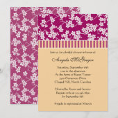 Cherry Blossom en Stripes Kaart (Voorkant / Achterkant)