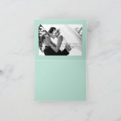 Cherry Blossom en Tortelduifjes Whimsical Wedding Bedankkaart (Binnen)