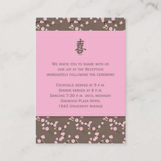 Cherry Blossom Enclosure Kaart (Voorkant)