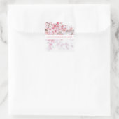 CHERRY BLOSSOM ENVELOPE SEAL VIERKANTE STICKER (Tas)