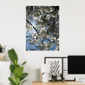 Cherry Blossom Equinox, bedrukt Poster (Thuiskantoor)