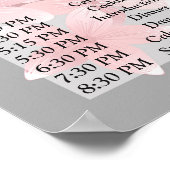 Cherry Blossom Evenementenorde Poster (Hoek)