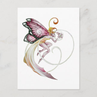 Cherry Blossom Faery Briefkaart