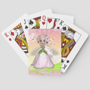 Cherry Blossom Fairy 1-speelkaarten Speelkaarten
