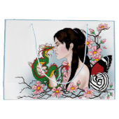 Cherry Blossom Fairy Dragon Vriendschap Groot Cadeauzakje (Achterkant)