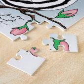 Cherry Blossom Fairy Dragon Vriendschap Legpuzzel (Zijkant)