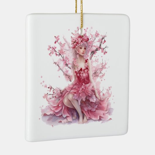 Cherry Blossom Fairy Princess Ornament (Rechts)