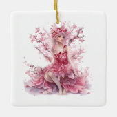 Cherry Blossom Fairy Princess Ornament (Voorkant)
