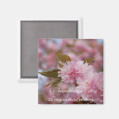Cherry Blossom Faith Magnet (Voorkant / Achterkant)