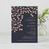 Cherry Blossom Family Tree Reunion Kaart (Staand voorkant)