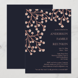 Cherry Blossom Family Tree Reunion Kaart