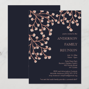 Cherry Blossom Family Tree Reunion Kaart