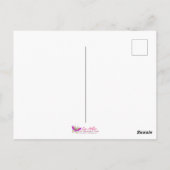 Cherry Blossom Fantasy kolibrie Briefkaart (Achterkant)