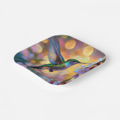 Cherry Blossom Fantasy kolibrie Papieren Bordje (Gebogen)