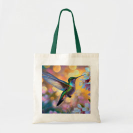 Cherry Blossom Fantasy Sunrise kolibrie Tote Bag