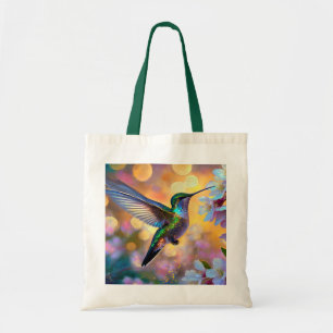 Cherry Blossom Fantasy Sunrise kolibrie Tote Bag