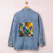 Cherry Blossom Fantasy Sunrise Vlinder Denim Jacket (Hangar)