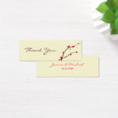 Cherry Blossom Favor Label Mini Visitekaartjes (Bureau)
